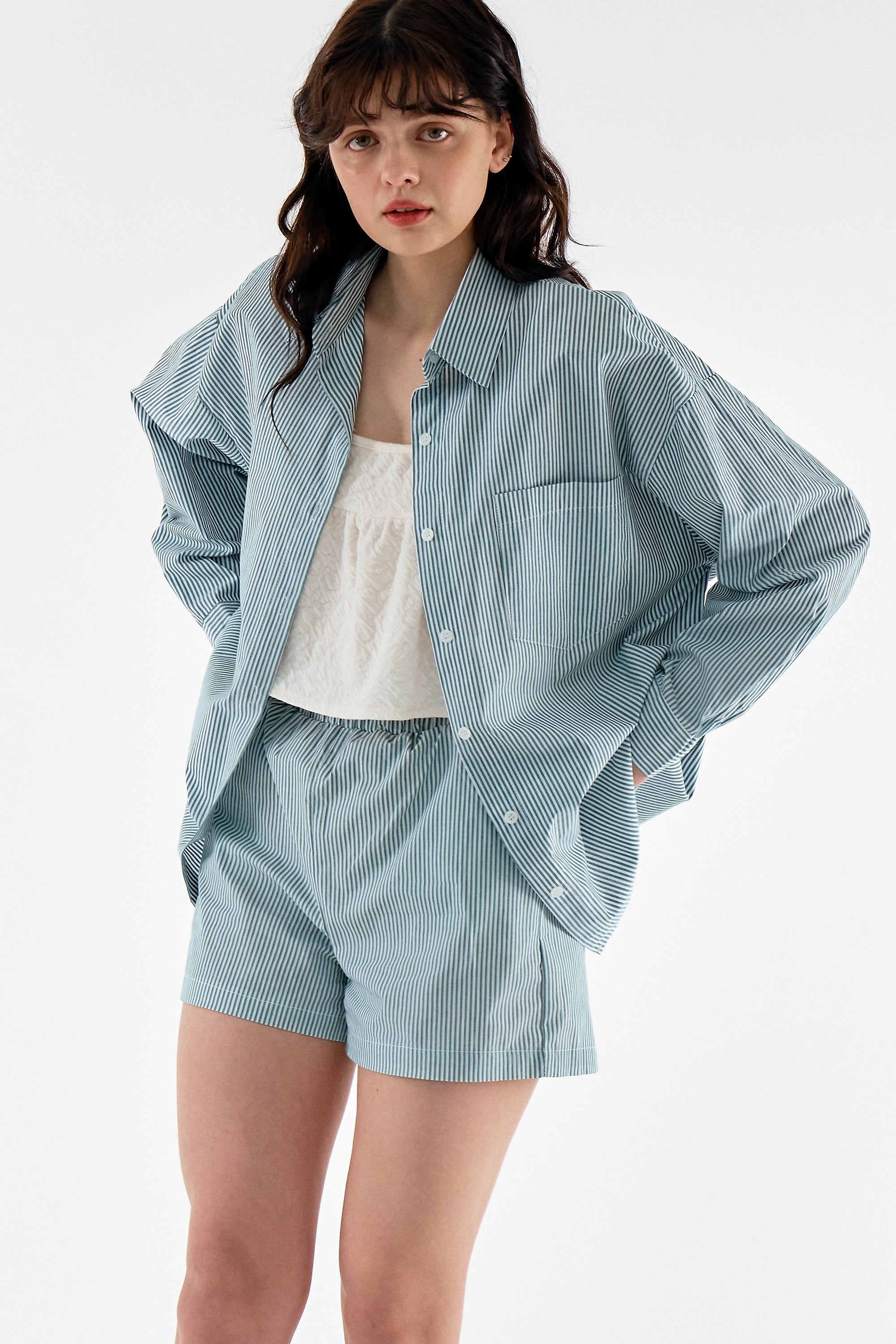 'Mila' Fringe Hem Shorts