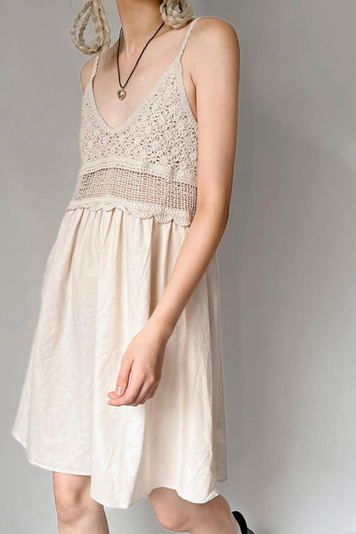 storets.com Sophia Crochet Mini Dress