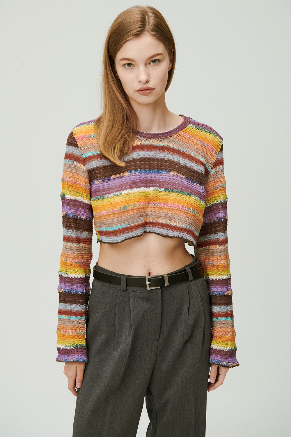 Janet Multi Color Knit Top, Women's Tops