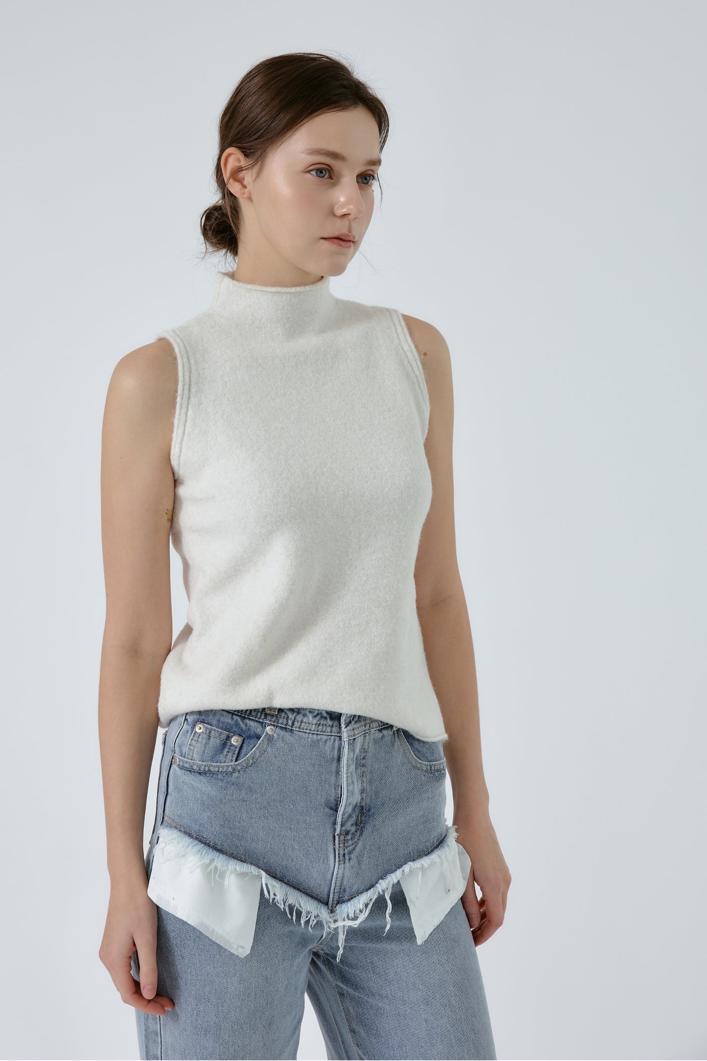 Ella 2in1 Knit Sweater Top