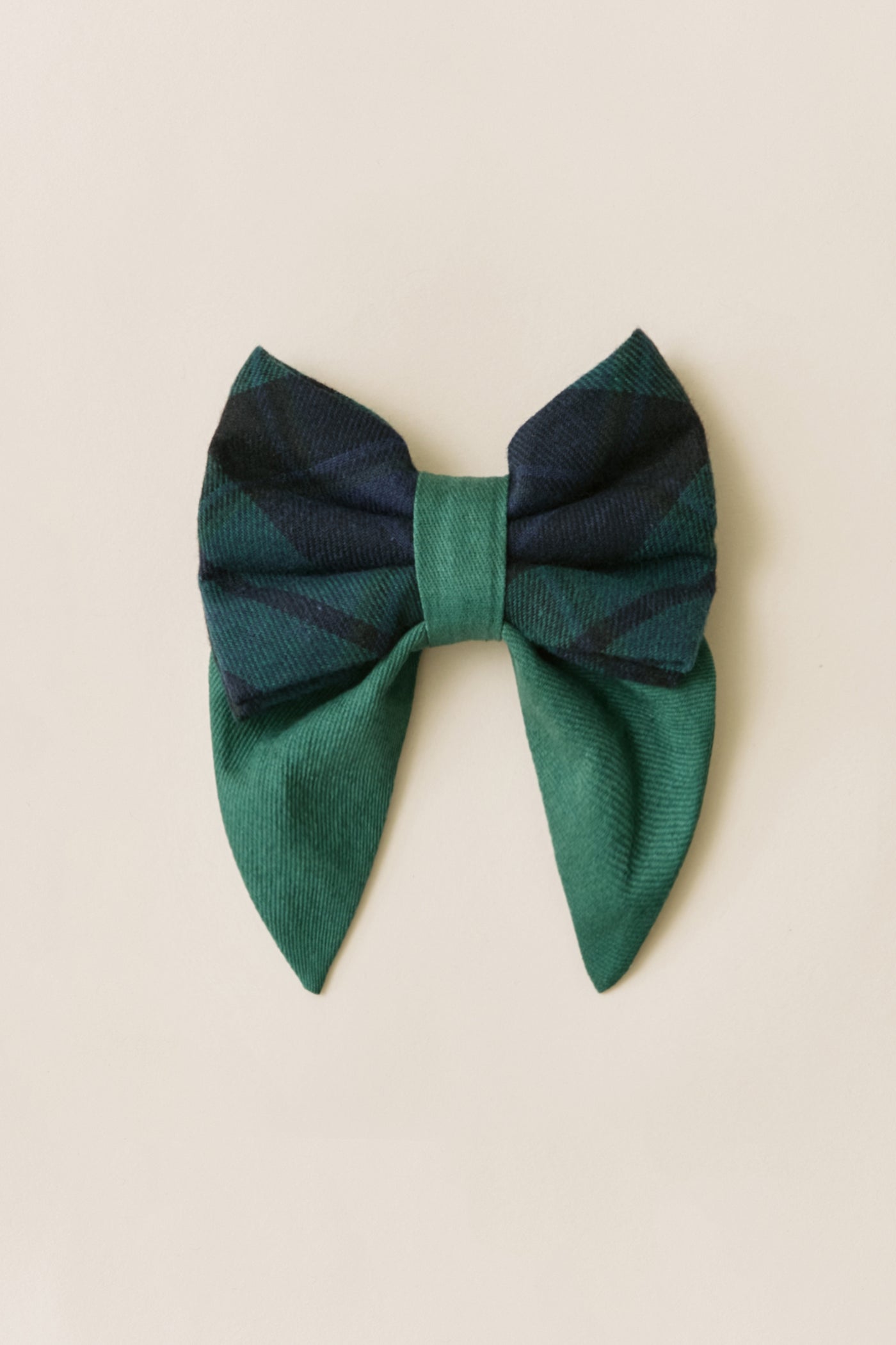 [COSONNE] Green Tartan Pet Sailorbows