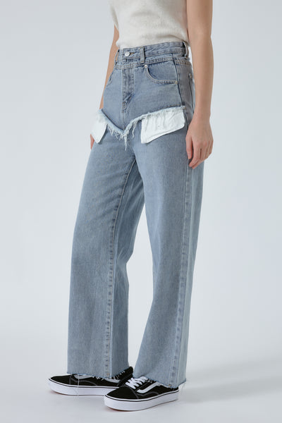 Mila Wrap Effect Jeans