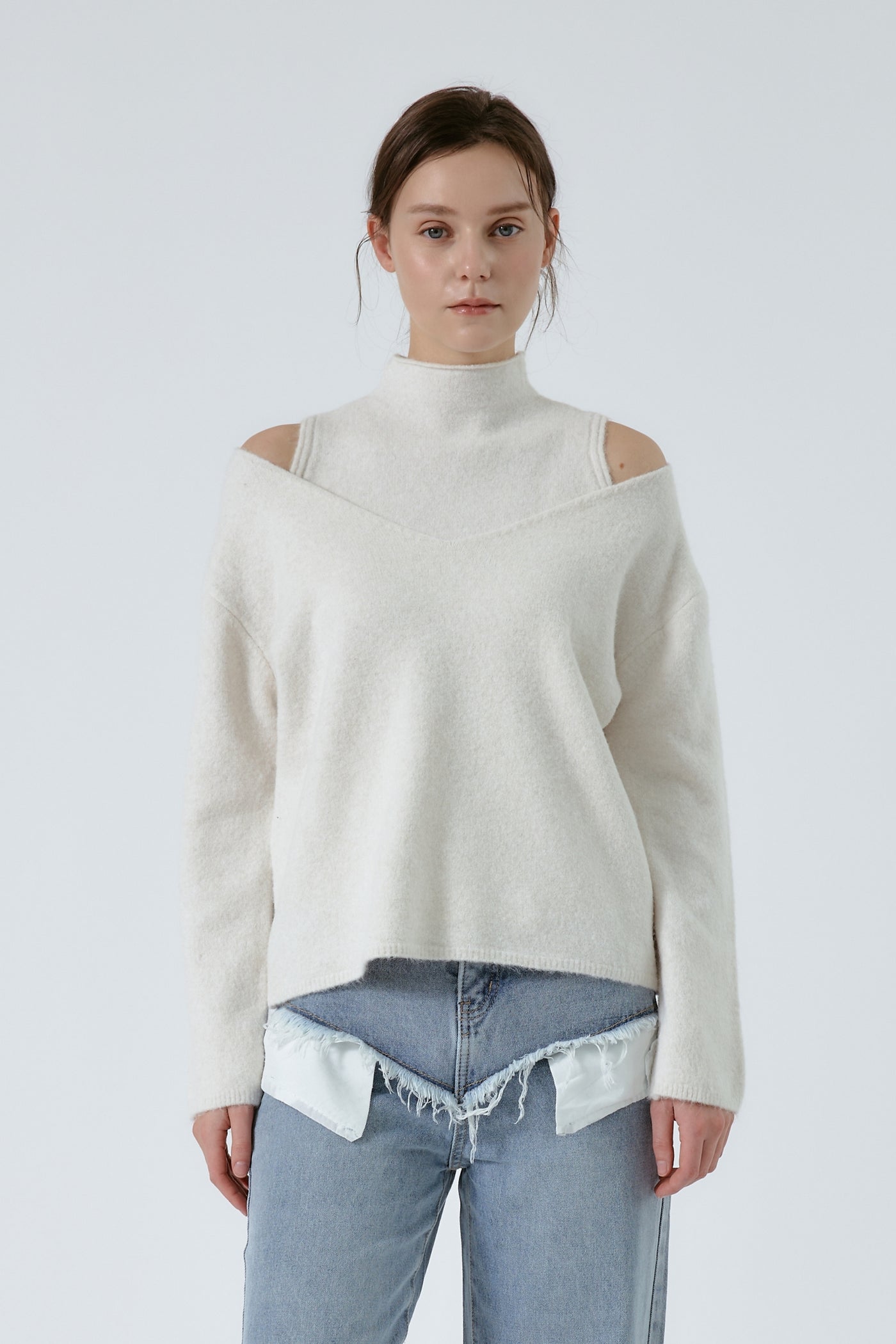 Ella 2in1 Knit Sweater Top