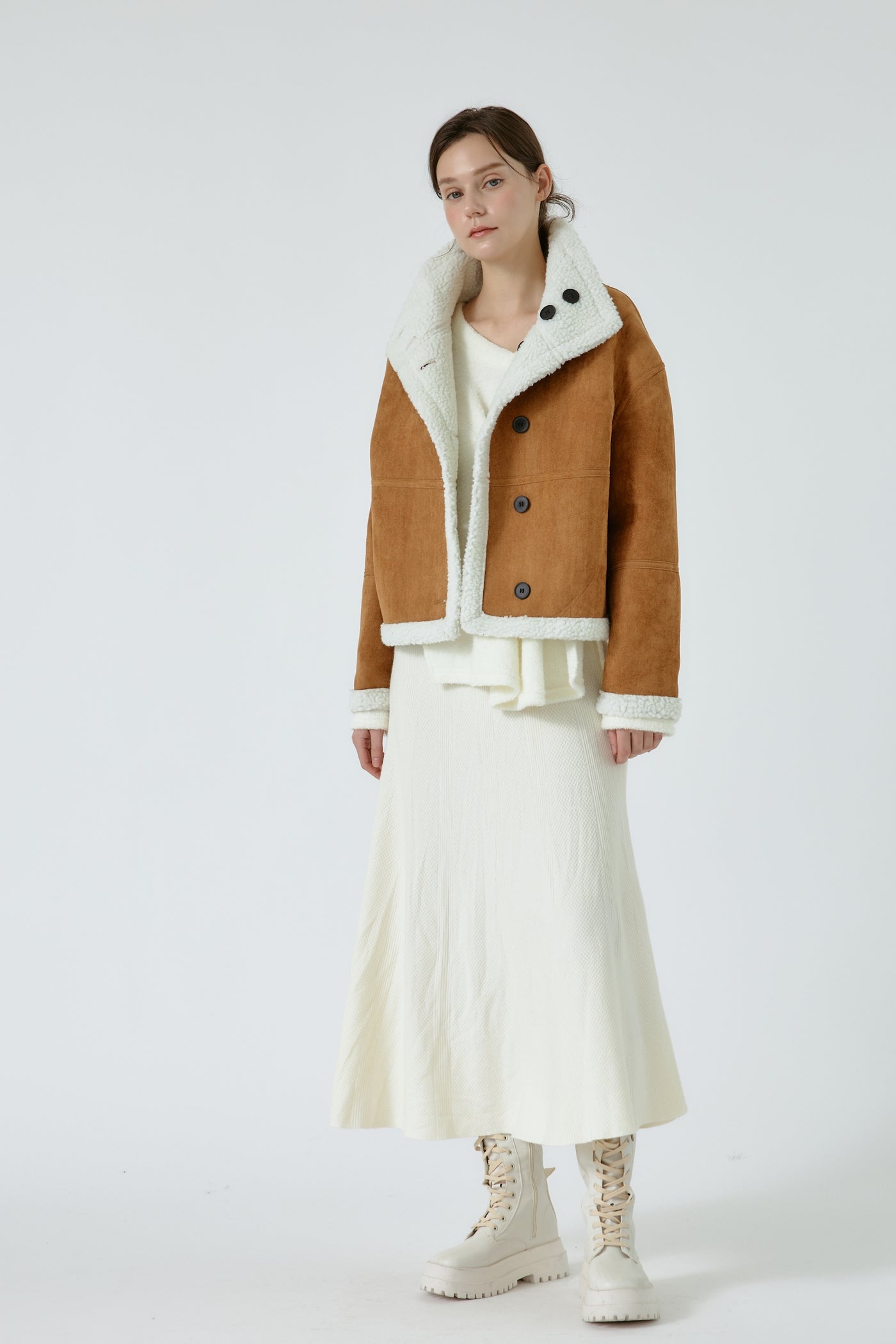 Luna Reversible Shearling Coats