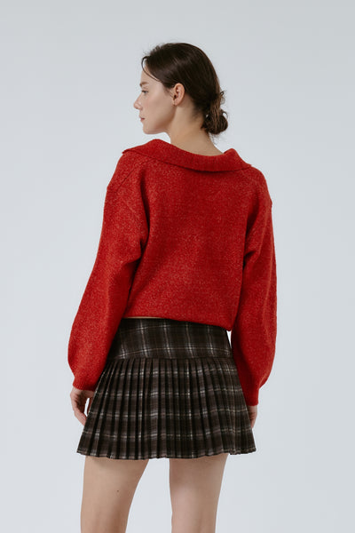Harper Tartan Pleated Skirts