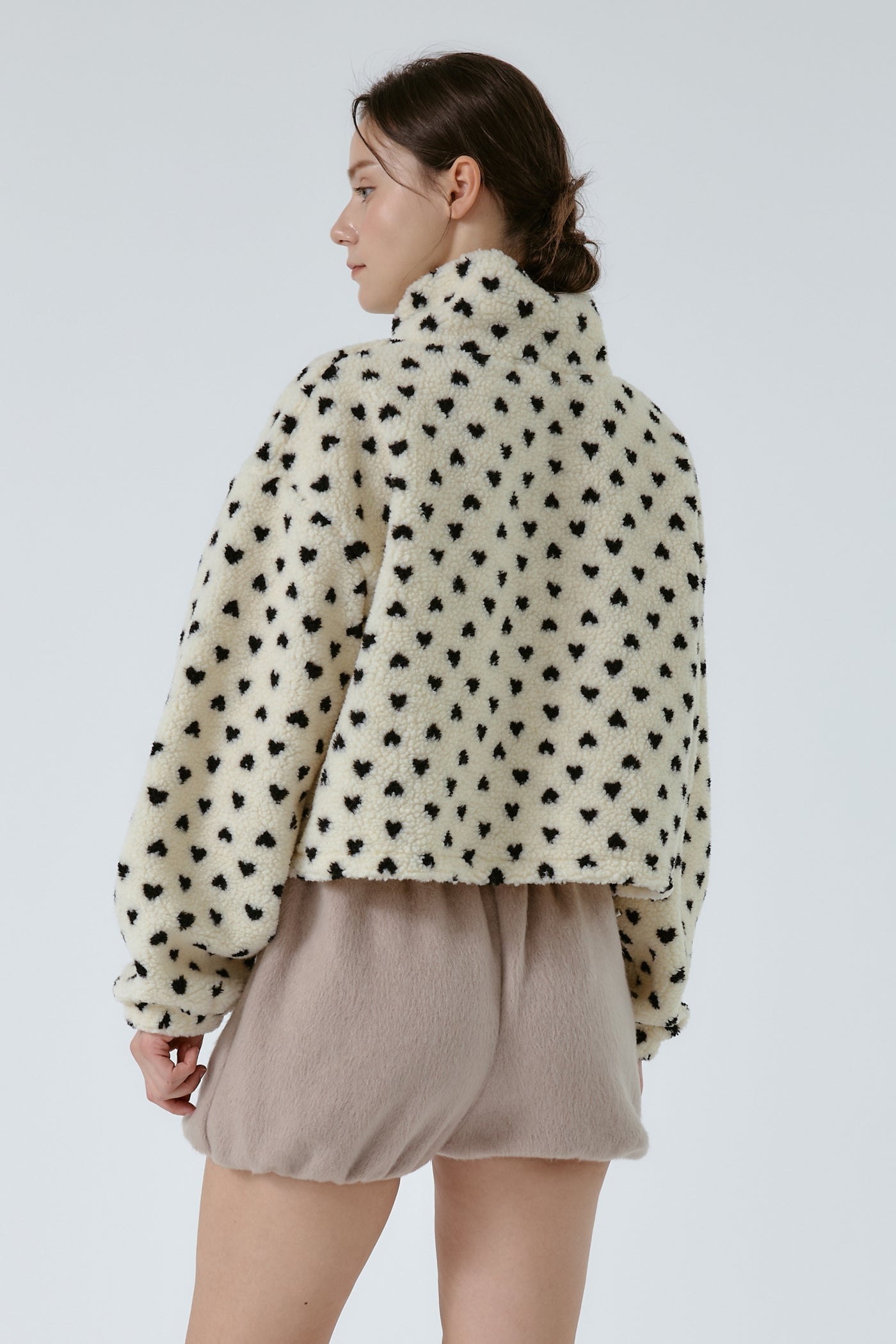 Violet Teddy Boucle Jacket