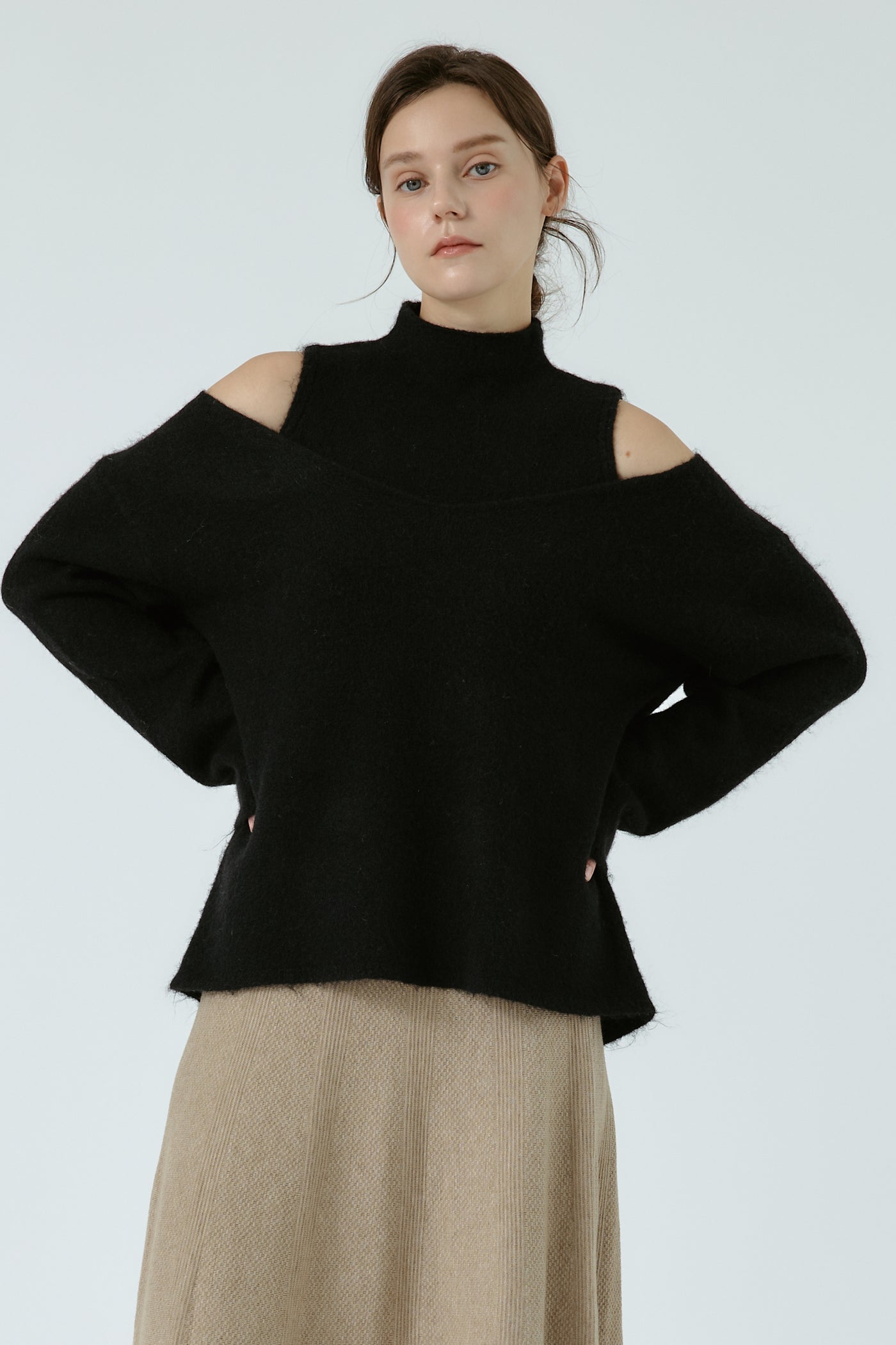 Ella 2in1 Knit Sweater Top