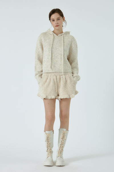 Ava Teddy Boucle Shorts