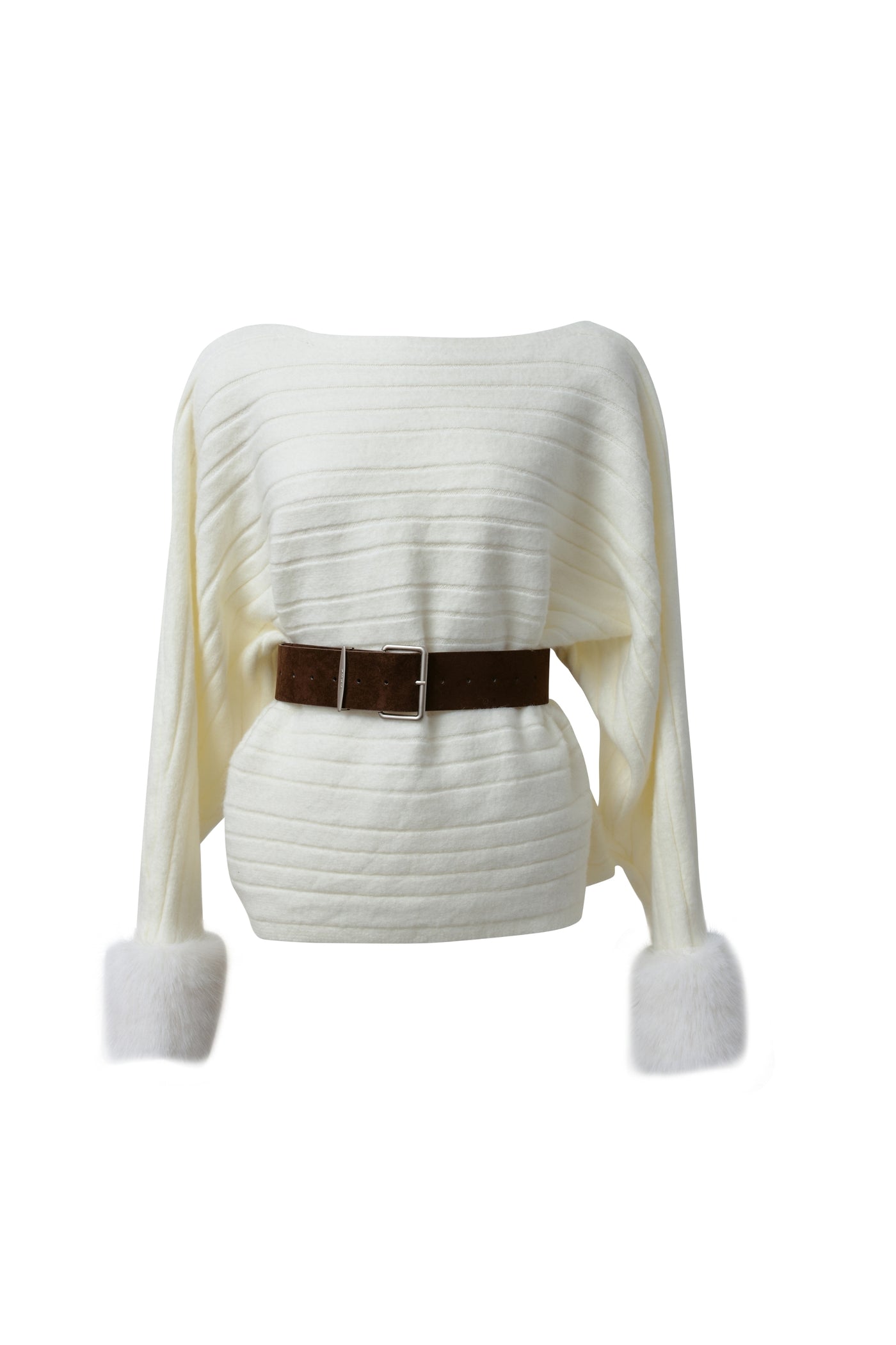 storets.com Aurora Sweater w/Faux Fur Cuff