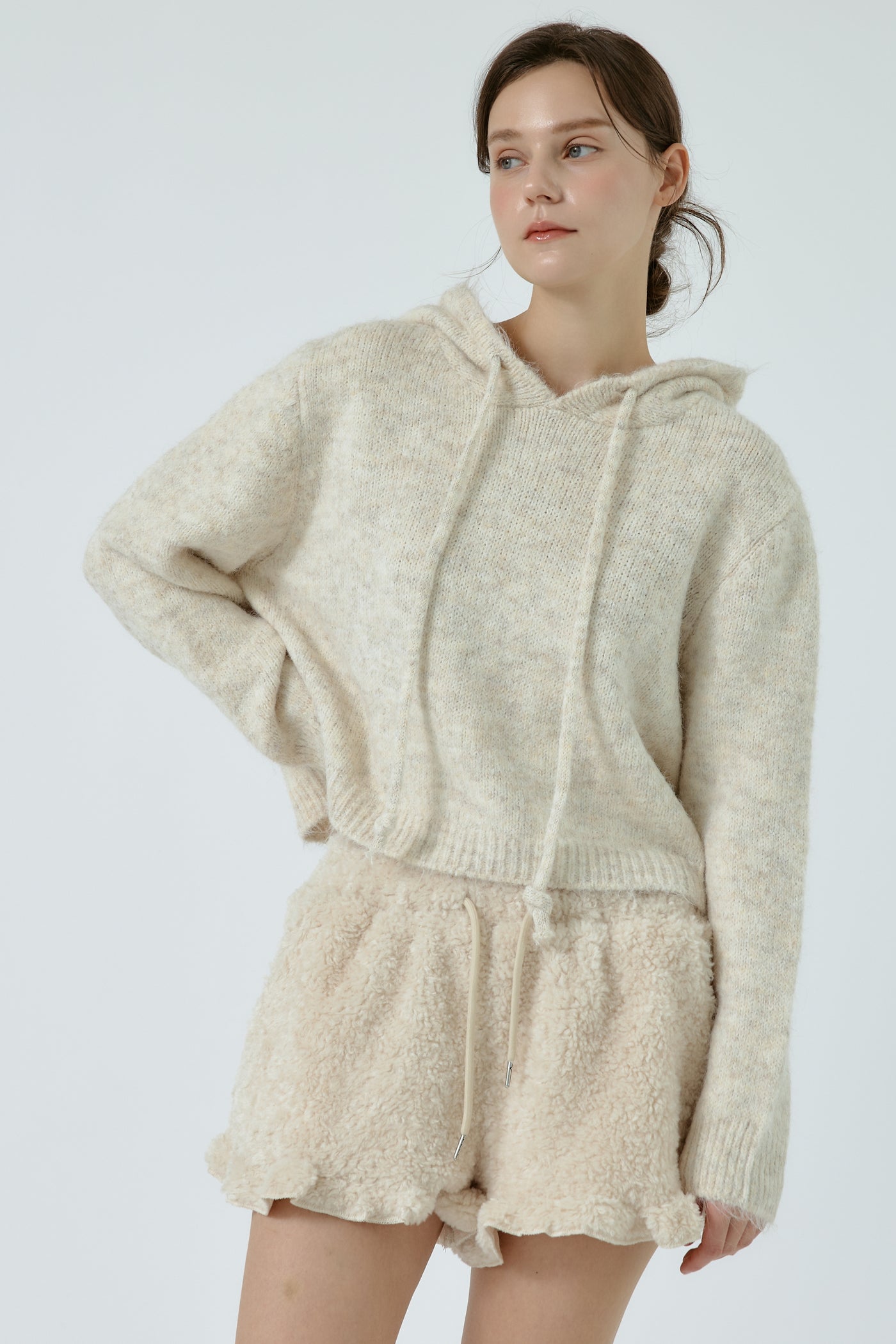 Ava Teddy Boucle Shorts