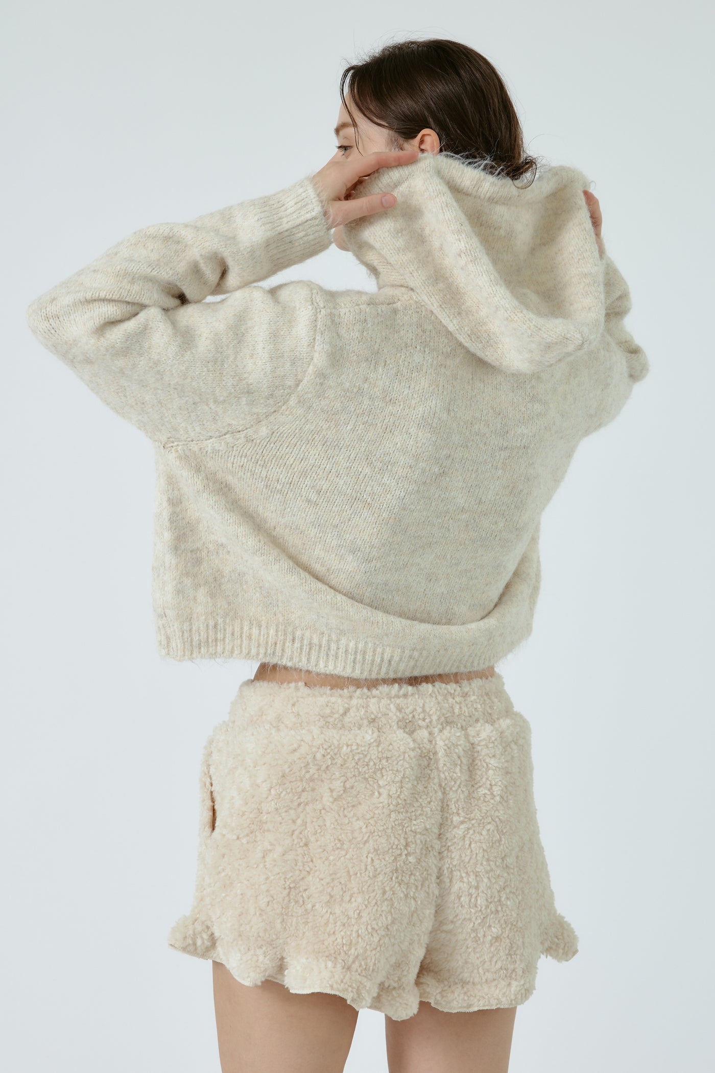 Ava Teddy Boucle Shorts