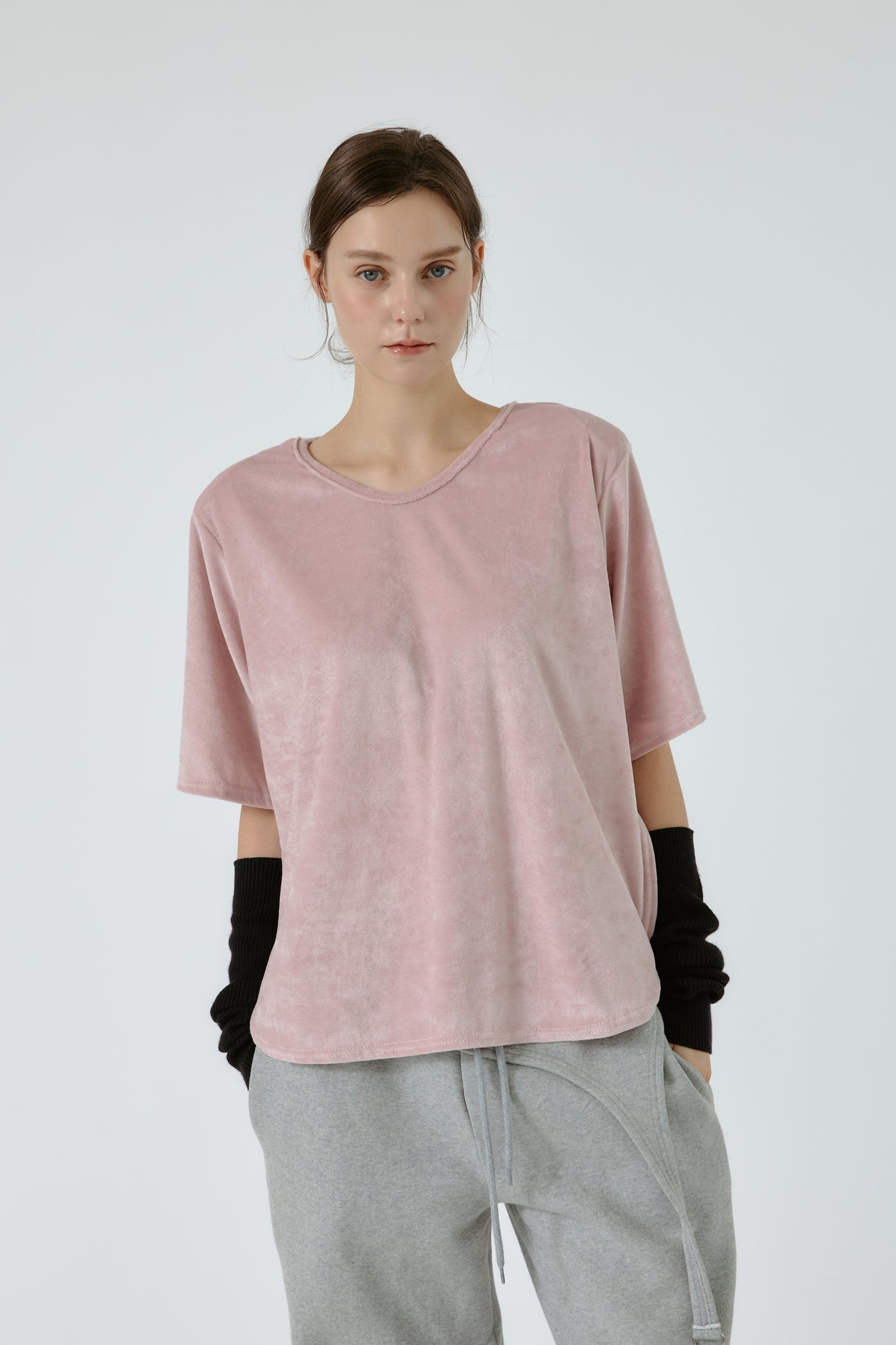Olivia Oversized Velour Top
