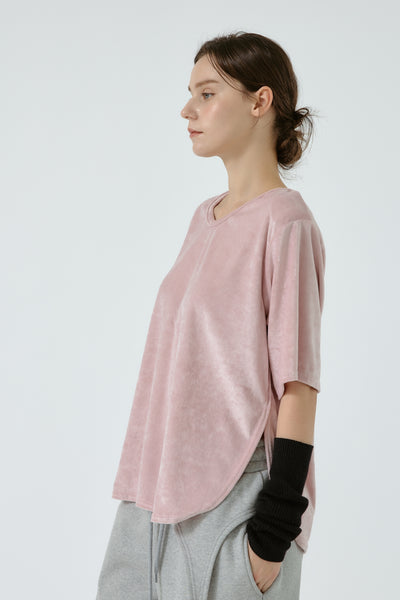 Olivia Oversized Velour Top