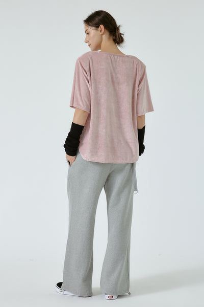 Olivia Oversized Velour Top