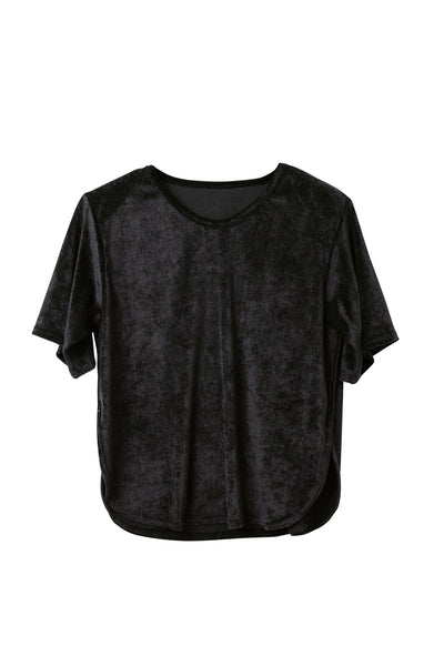 Olivia Oversized Velour Top