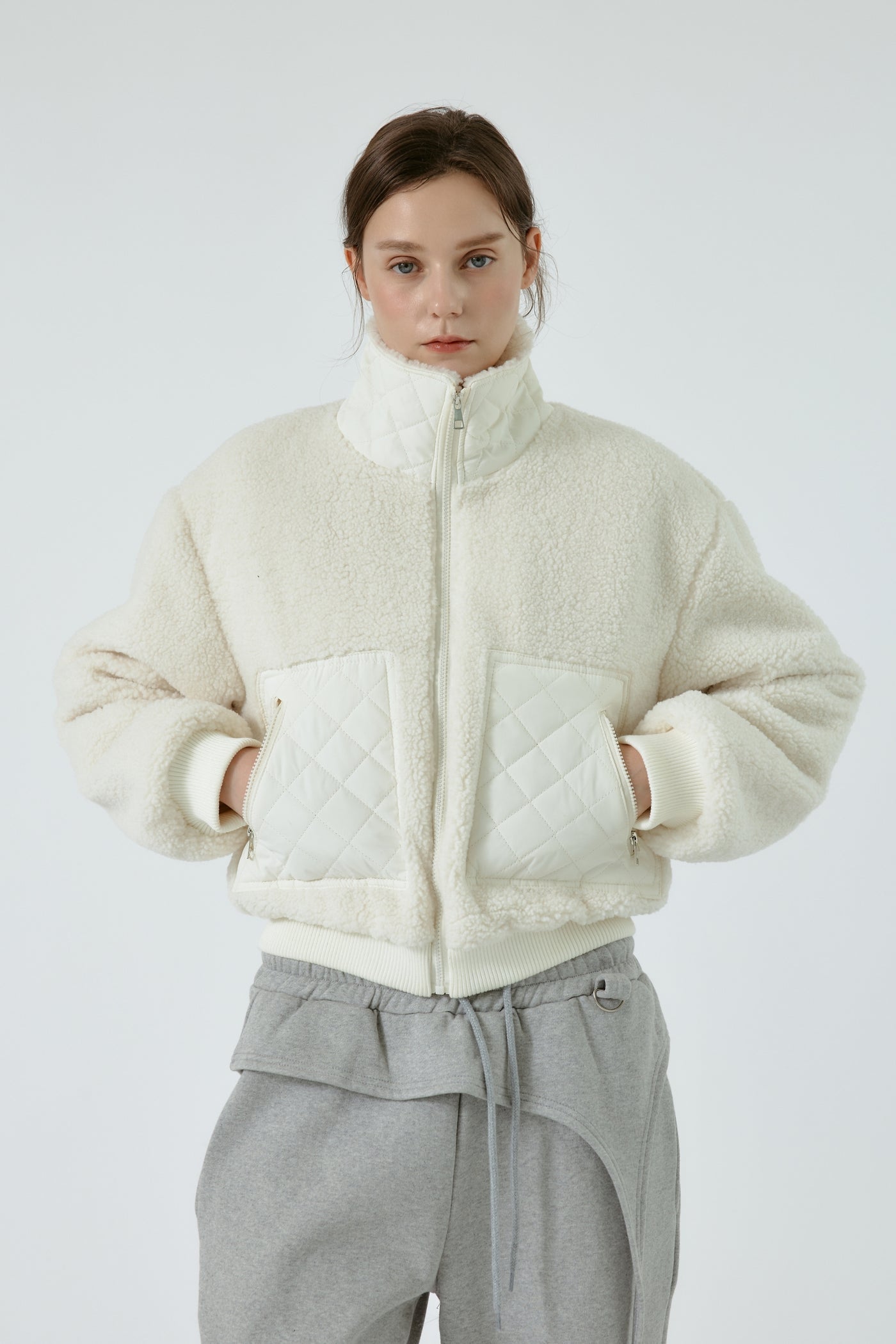 Evelyn Teddy Boucle Jacket