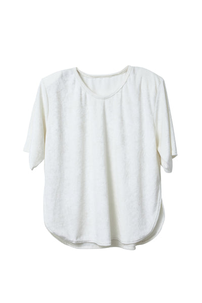 Olivia Oversized Velour Top