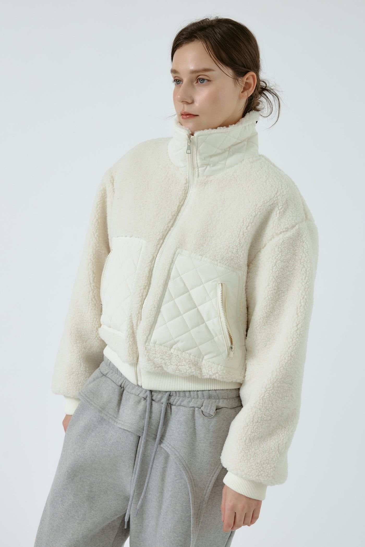 Evelyn Teddy Boucle Jacket