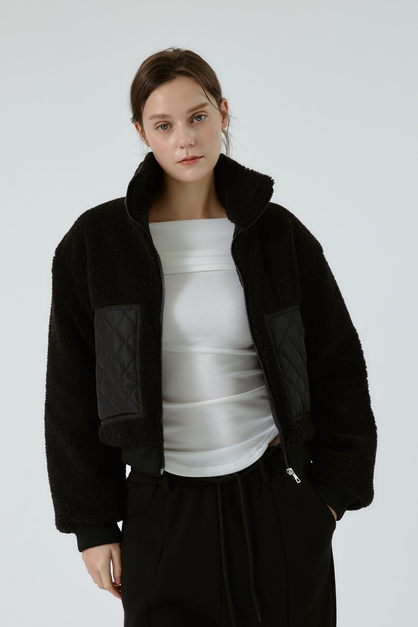 Evelyn Teddy Boucle Jacket