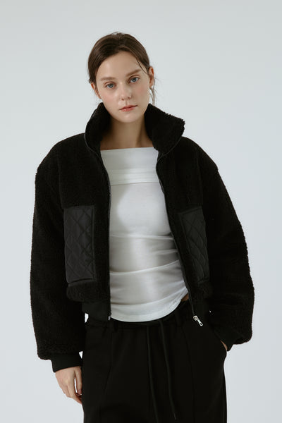 Evelyn Teddy Boucle Jacket