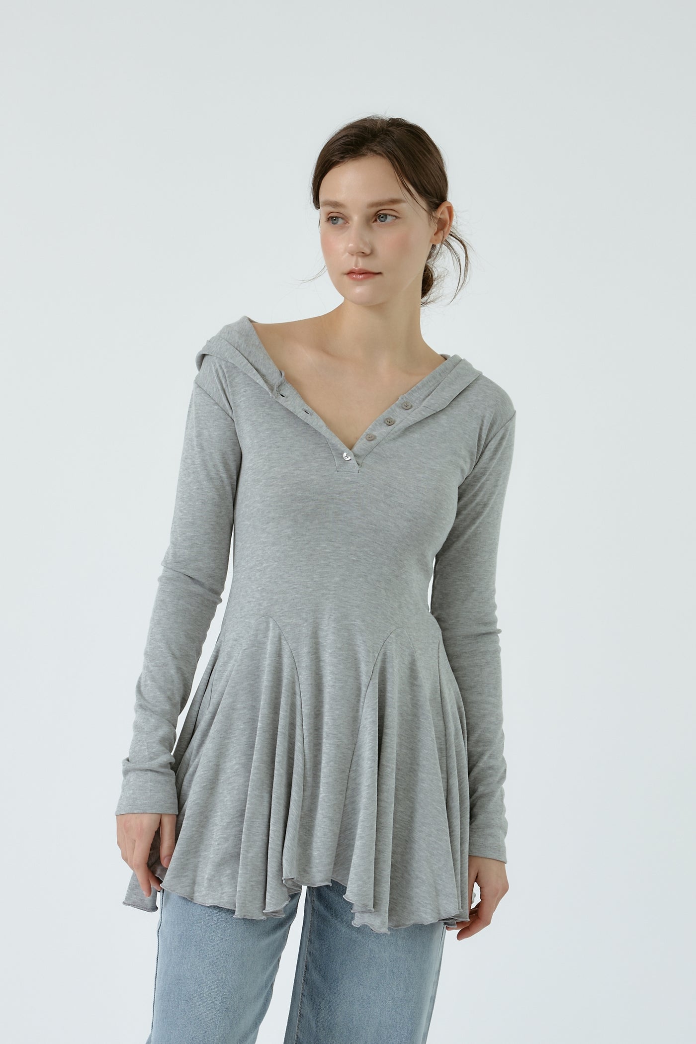 Polly Hooded Fit and Flare Dress