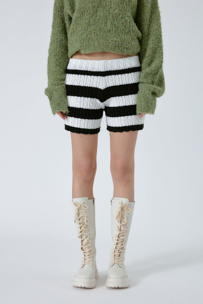 Nova Cable Knitted Shorts