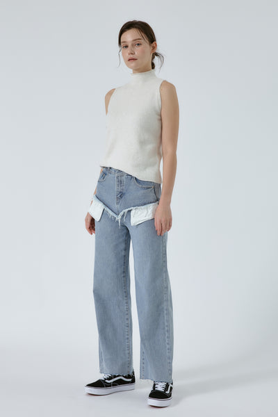 Mila Wrap Effect Jeans