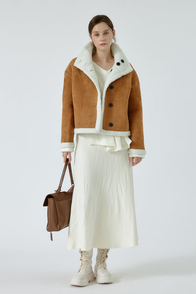 Luna Reversible Shearling Coats