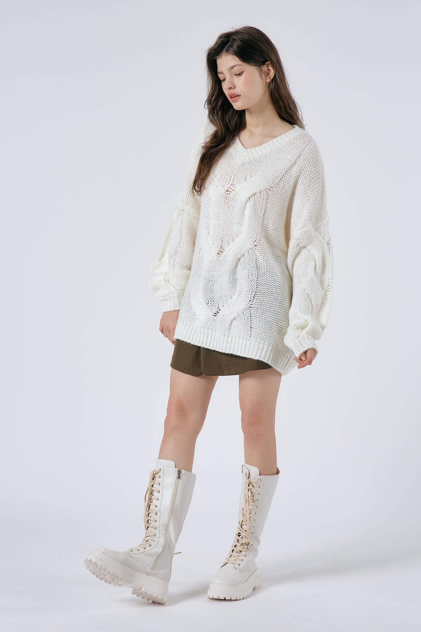 storets.com Ava Wrap Effect Mini Skorts