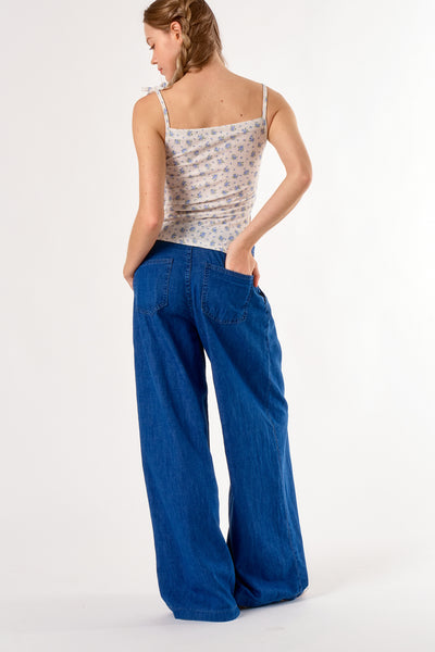 Alya Belted Wide Leg Jeans