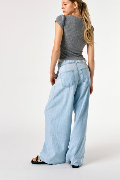 Alya Belted Wide Leg Jeans