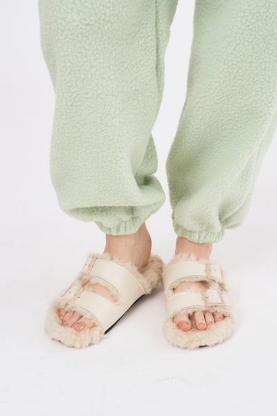 storets.com Andy Faux Shearling Slippers