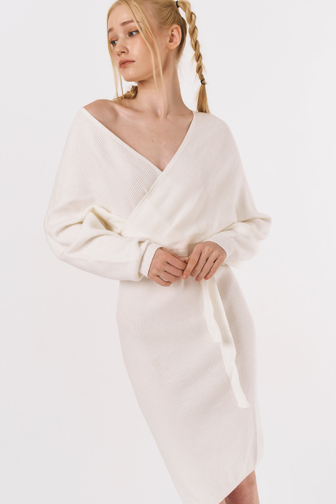 Ella Wrap Sweater Dress | Women′s Sweater Dresses