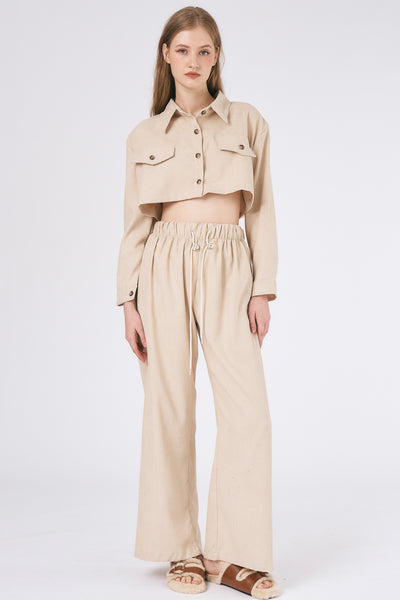 storets.com Emery Cord Cropped Jacket/Shirt