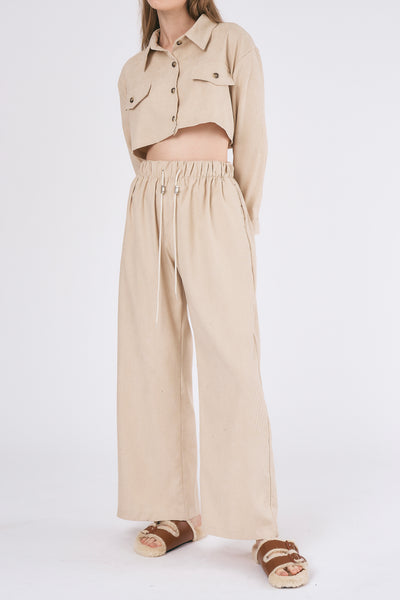 storets.com Emery Cord Cropped Jacket/Shirt