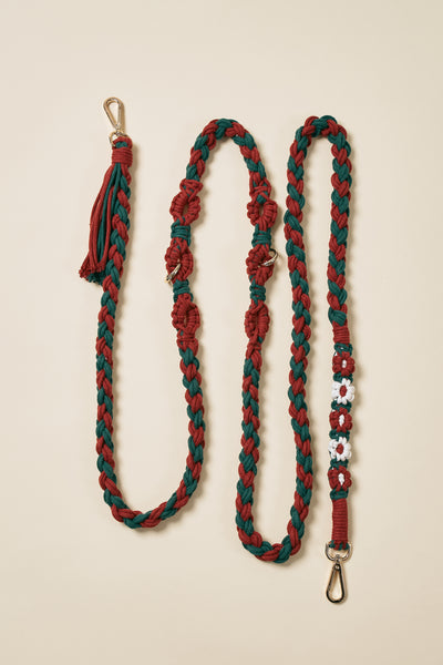 storets.com [COSONNE] Flower Macrame Hands Free Pet Leash(for pet)