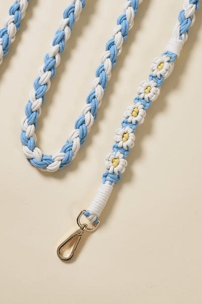 storets.com [COSONNE] Flower Macrame Hands Free Pet Leash(for pet)