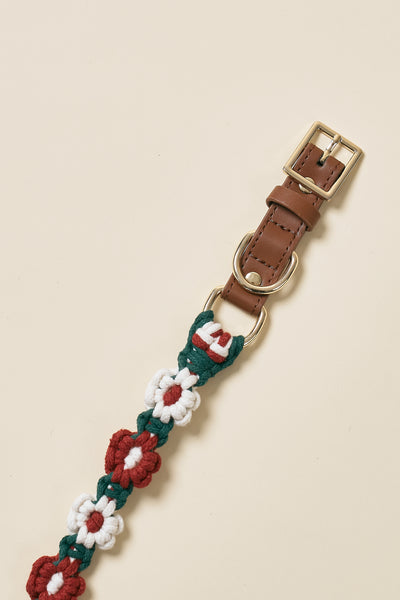 storets.com [COSONNE] Flower Macrame Neck Collar(for pet)