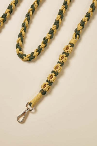 storets.com [COSONNE] Flower Macrame Hands Free Pet Leash(for pet)