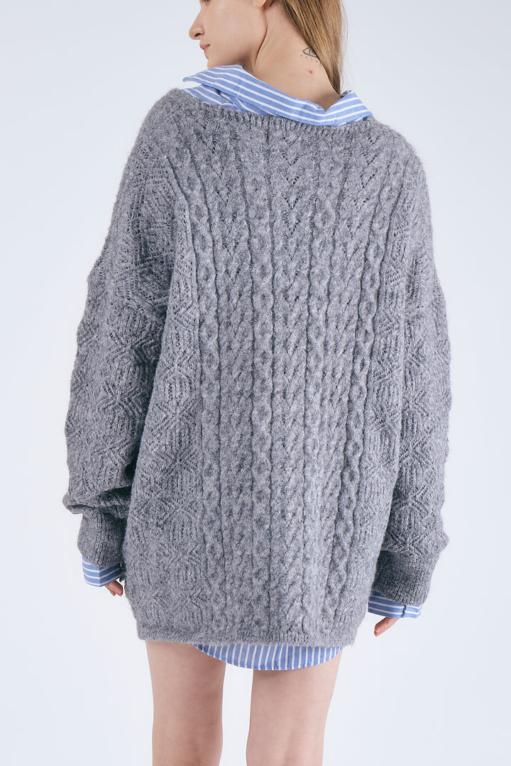 Hailey Chunky Sweater Dress - S/M Cream Hailey Chunky Sweater Dress | Women's Sweater Dresses | storets