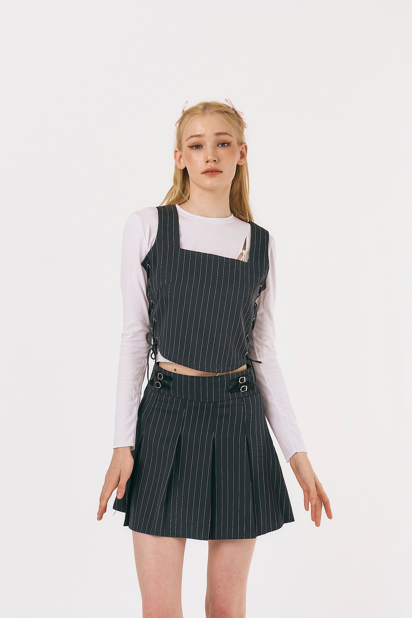 storets.com Ivy Striped Tennis Skirt