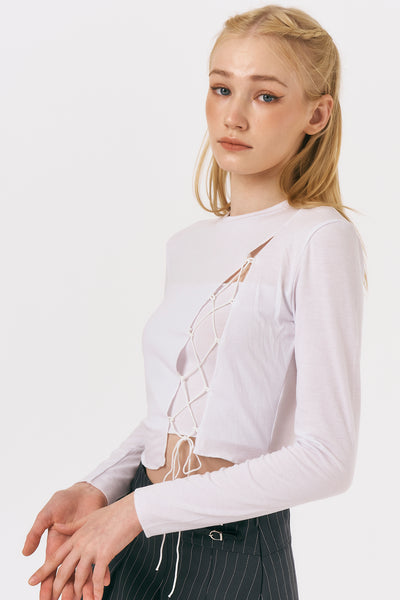 storets.com Izzy Lace Up Top
