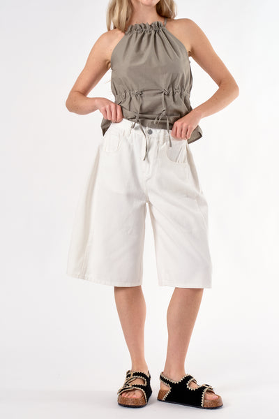Kailey Oversized Bermuda Jeans