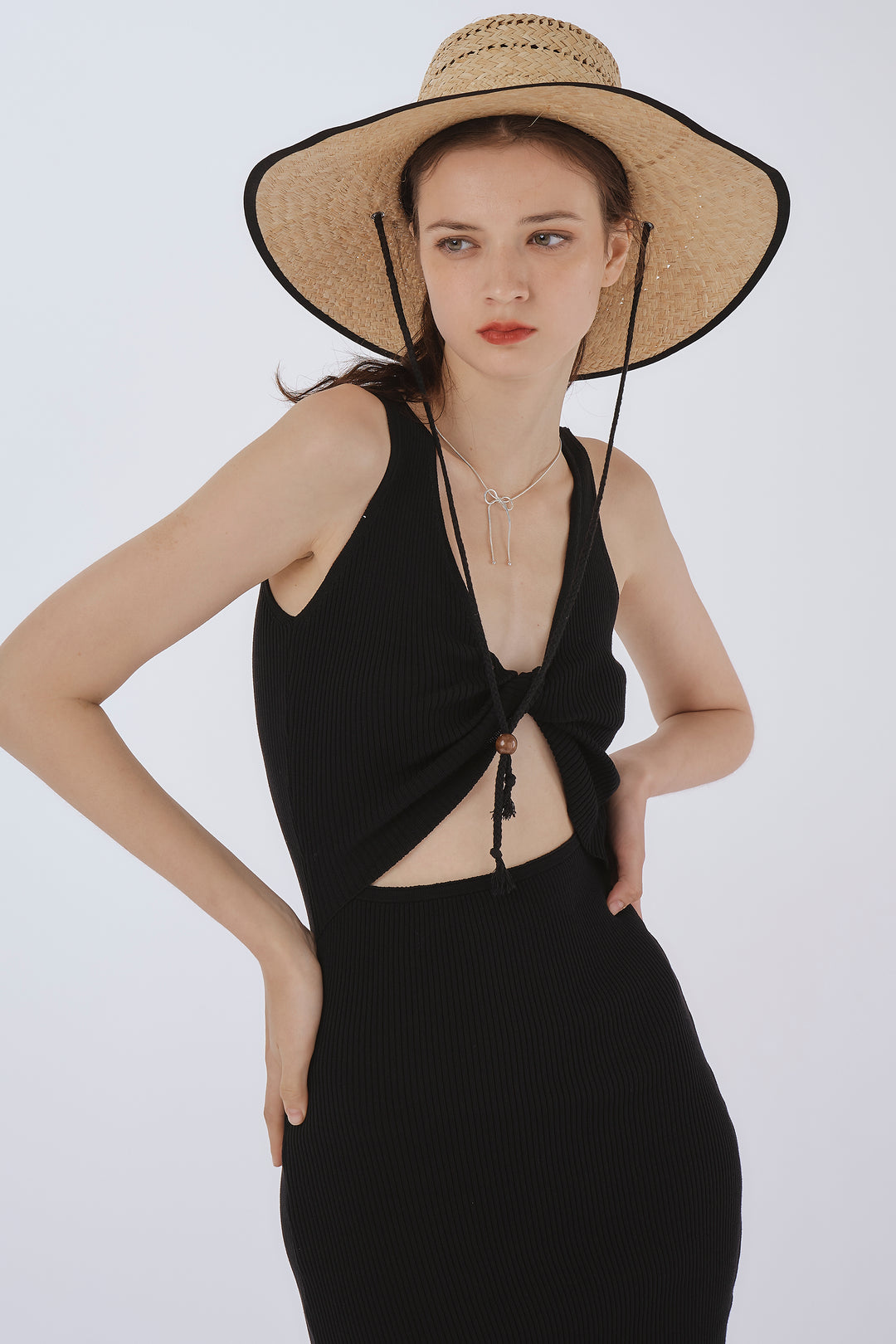 Kailey Ribbed Cutout Dress