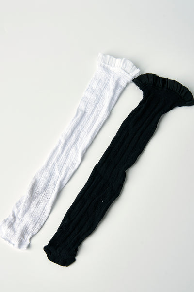 storets.com Lace Ruffled Knee Socks