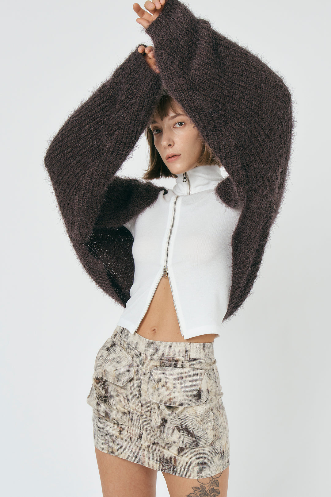 トップス lily sunocoff fluffy marie ghost bolero Apparis Odette Faux Fur Cropped Bolero | Urban Outfitters