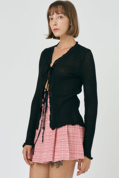 storets.com Lucia Ruffled Cardi