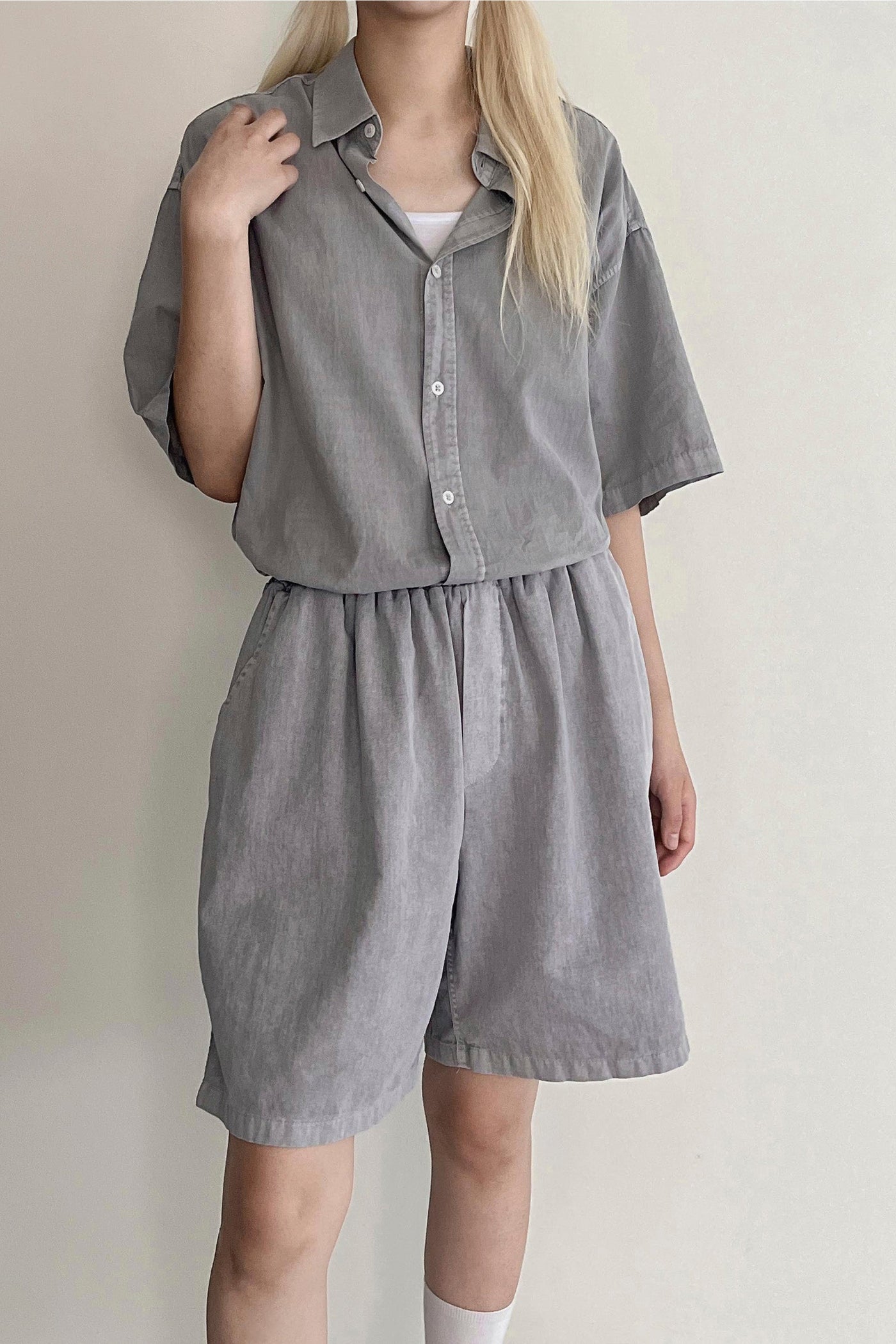 storets.com Luna Oversized Washed Shirt