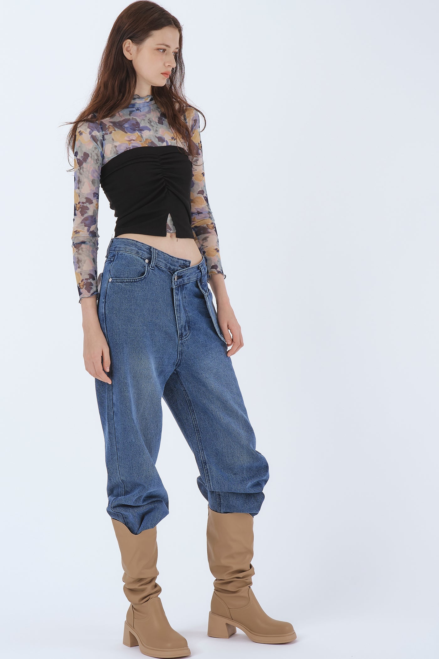 storets.com Mila Wide Leg Pocket Jeans