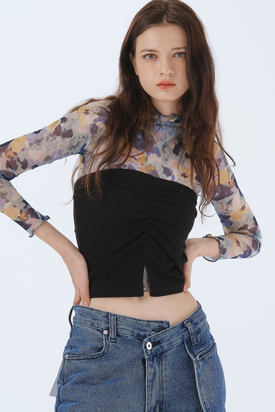 storets.com Olivia Ruched Bandeau Top